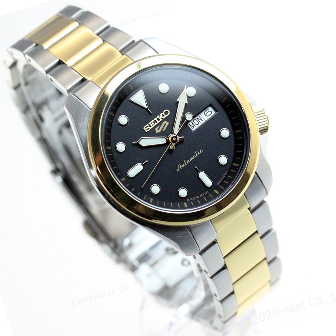 Seiko 5 Sports Automatic Two Tone Stainless Steel JDM Watch SBSA050