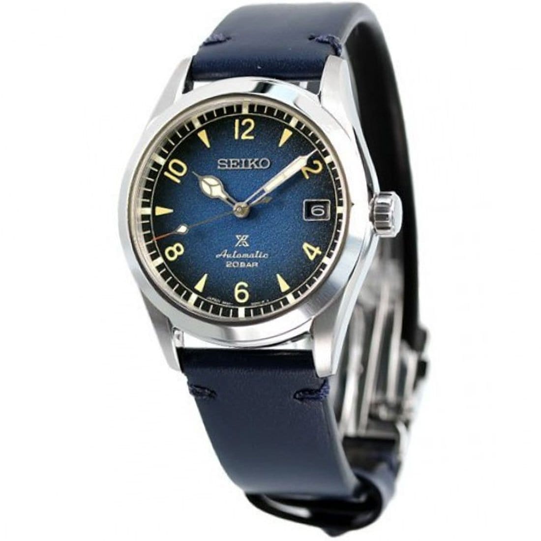 Seiko Prospex SPB157 SPB157J SPB157J1 Baby Alpinist Automatic 24 Jewels Blue Dial Watch