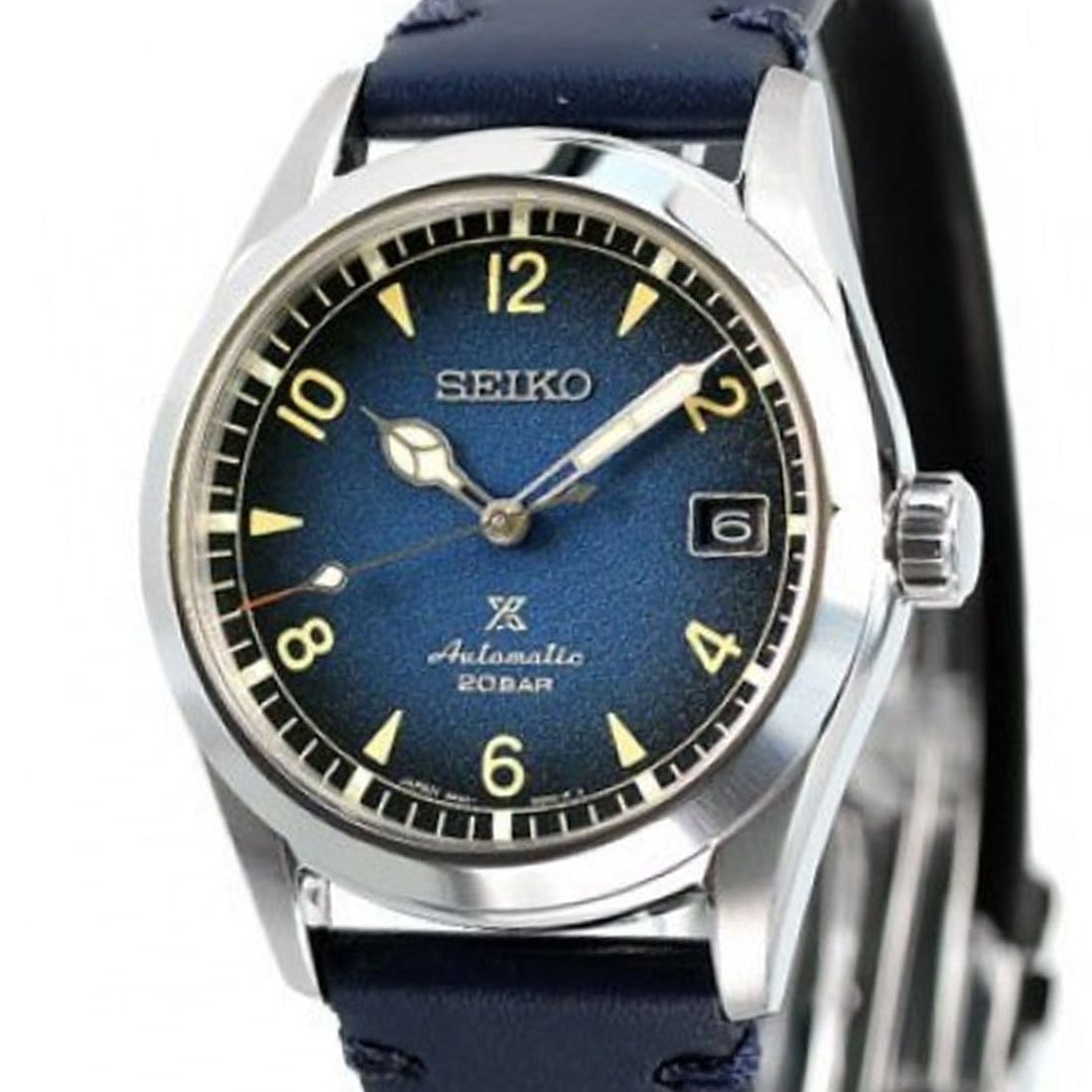 Seiko Prospex SPB157 SPB157J SPB157J1 Baby Alpinist Automatic 24 Jewels Blue Dial Watch