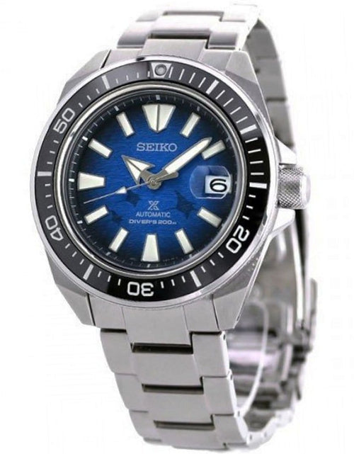 Load image into Gallery viewer, Seiko Prospex King Samurai MANTA RAY Save the Ocean Watch SRPE33 SRPE33J1 SRPE33J  MADE IN JAPAN
