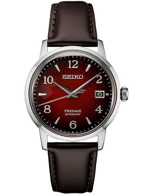 Load image into Gallery viewer, SRPE41J1 SRPE41J SRPE41 Seiko Presage Negroni Red Dial Cocktail Time Automatic Watch
