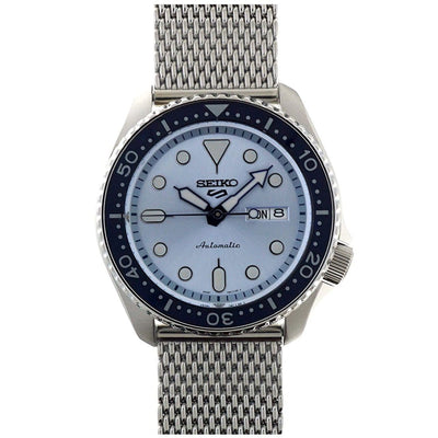 Seiko 5 Sports 24-Jewel Automatic Mesh Watch SRPE77K1 SRPE77K SRPE77