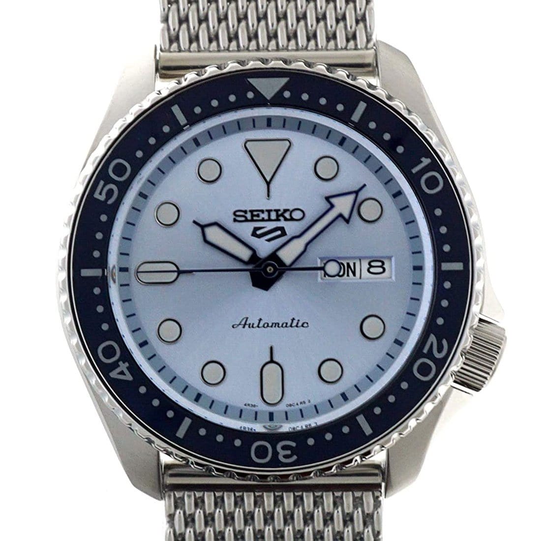 Seiko 5 Sports 24-Jewel Automatic Mesh Watch SRPE77K1 SRPE77K SRPE77