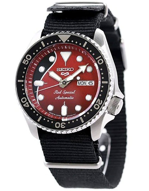 Load image into Gallery viewer, SRPE83K1 SRPE83 Seiko 5 Red Special Limited Edition Queen Watch
