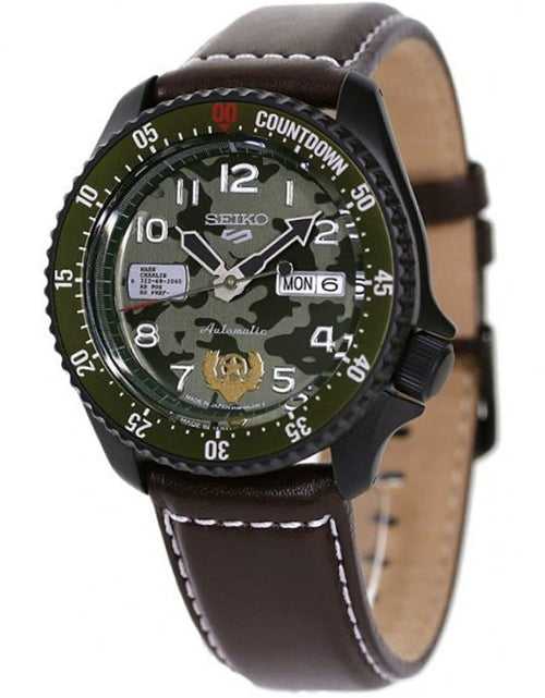 Load image into Gallery viewer, Seiko 5 Sports Guile Street Fighter V Limited Edition Watch SRPF21K1 SRPF21K SRPF21
