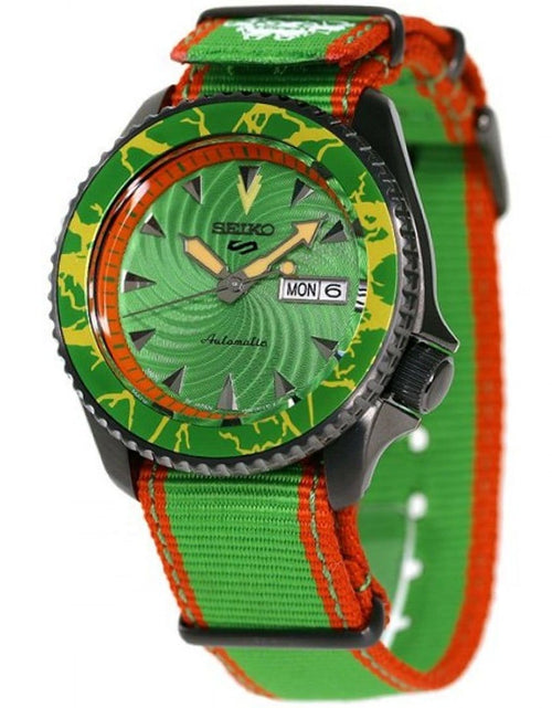 Load image into Gallery viewer, Seiko 5 Sports JDM Blanka Street Fighter V Green Limited Edition Watch SBSA083
