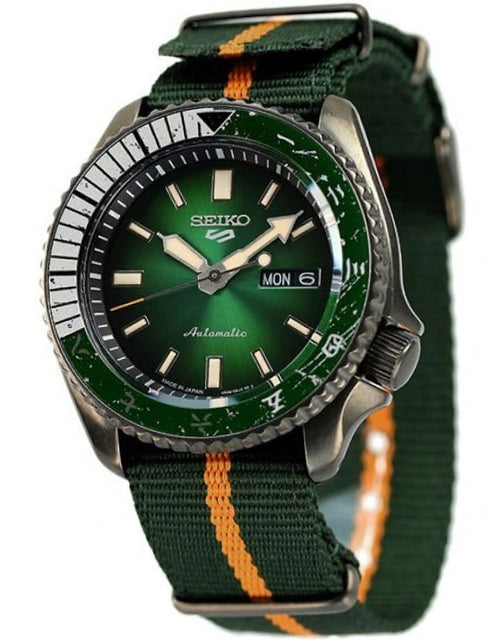 Load image into Gallery viewer, Seiko 5 Sports SRPF73K1 SRPF73K SRPF73 NARUTO ROCK LEE Limited Edition Automatic Watch
