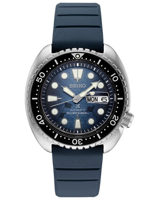 Load image into Gallery viewer, Seiko Prospex SRPF77 SRPF77K1 King Turtle Save the Ocean Automatic 24 Jewels Men&#39;s Watch
