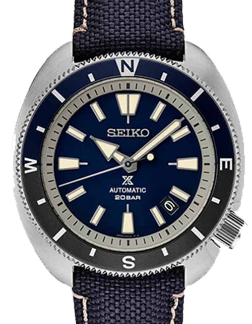 Load image into Gallery viewer, SRPG15K1 Seiko Prospex Land Rotating Compass Mens Nylon Strap Watch
