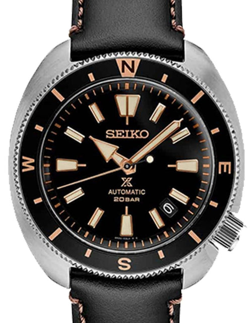Load image into Gallery viewer, SRPG17K1 Seiko Prospex Land Rotating Compass Mens Leather Band Watch
