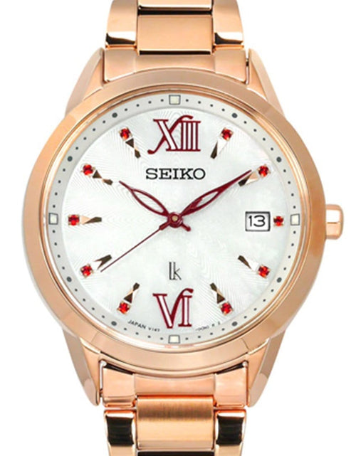 Load image into Gallery viewer, Seiko Lukia Solar Rose Gold Casual Watch SUT392J1 SUT392J SUT392
