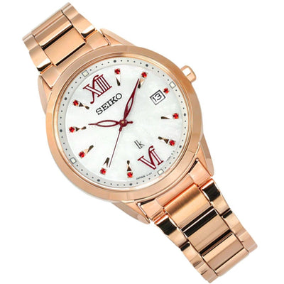 Seiko Lukia Solar Rose Gold Casual Watch SUT392J1 SUT392J SUT392