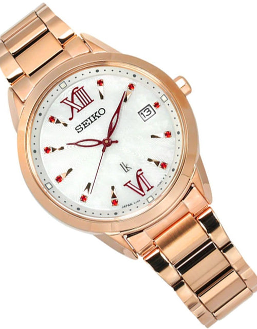 Load image into Gallery viewer, Seiko Lukia Solar Rose Gold Casual Watch SUT392J1 SUT392J SUT392
