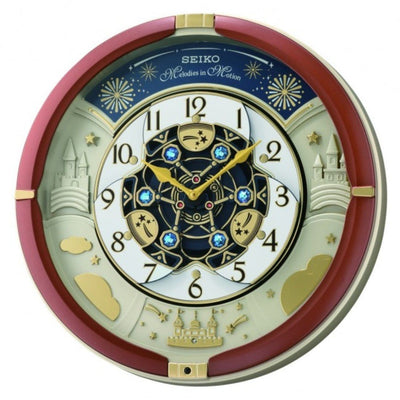 QXM378B Seiko Melodies In Motion Wall Clock