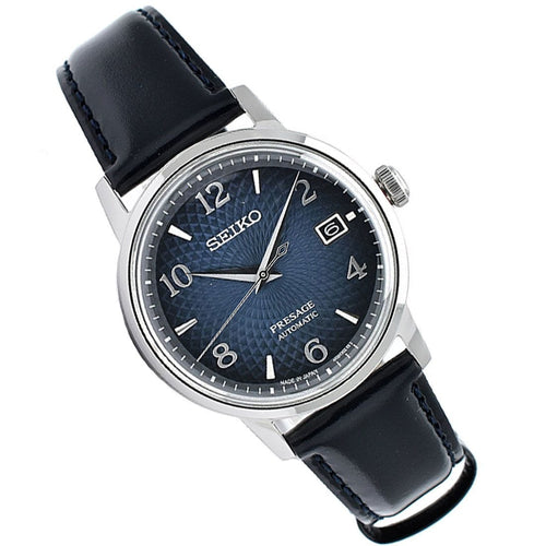 SRPE43J1 SRPE43J SRPE43 Seiko Presage Cocktail Time Manhattan Automatic Leather Watch
