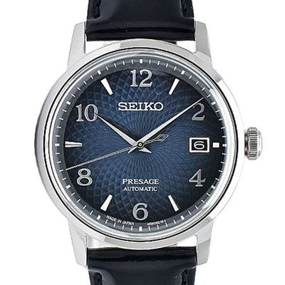 SRPE43J1 SRPE43J SRPE43 Seiko Presage Cocktail Time Manhattan Automatic Leather Watch