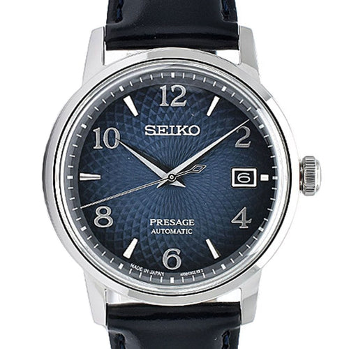 SRPE43J1 SRPE43J SRPE43 Seiko Presage Cocktail Time Manhattan Automatic Leather Watch